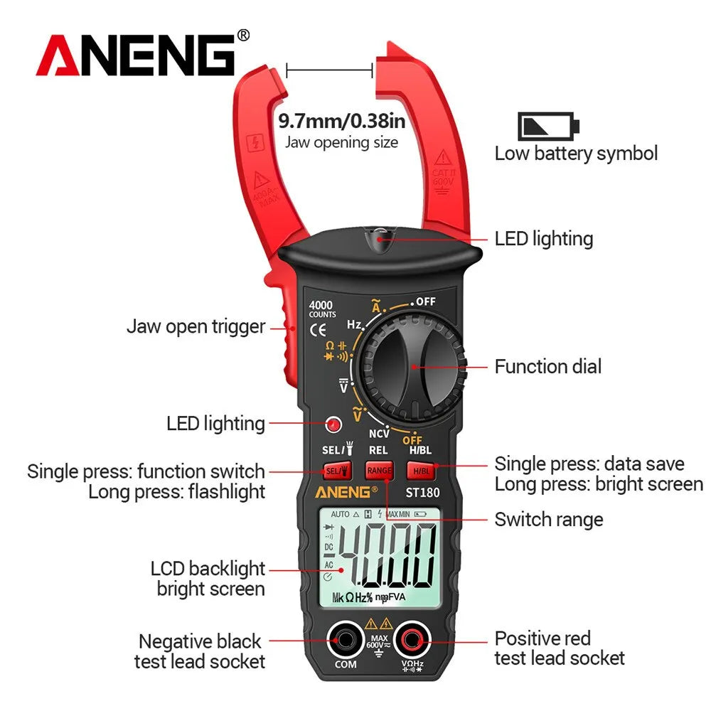 ANENG ST180 AC Current Clamp Meter