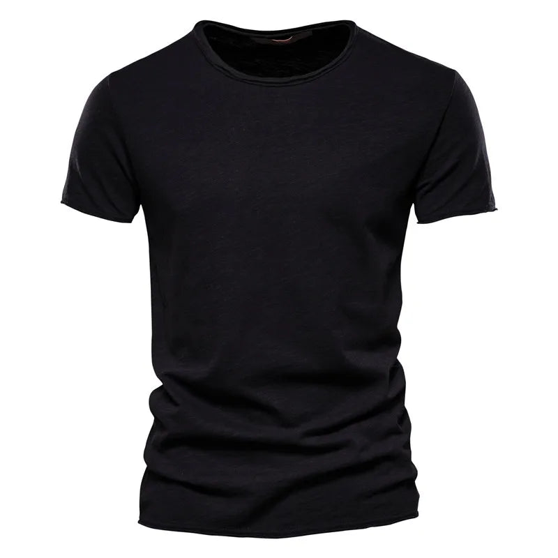 Men's Cotton T-shirt V-neck