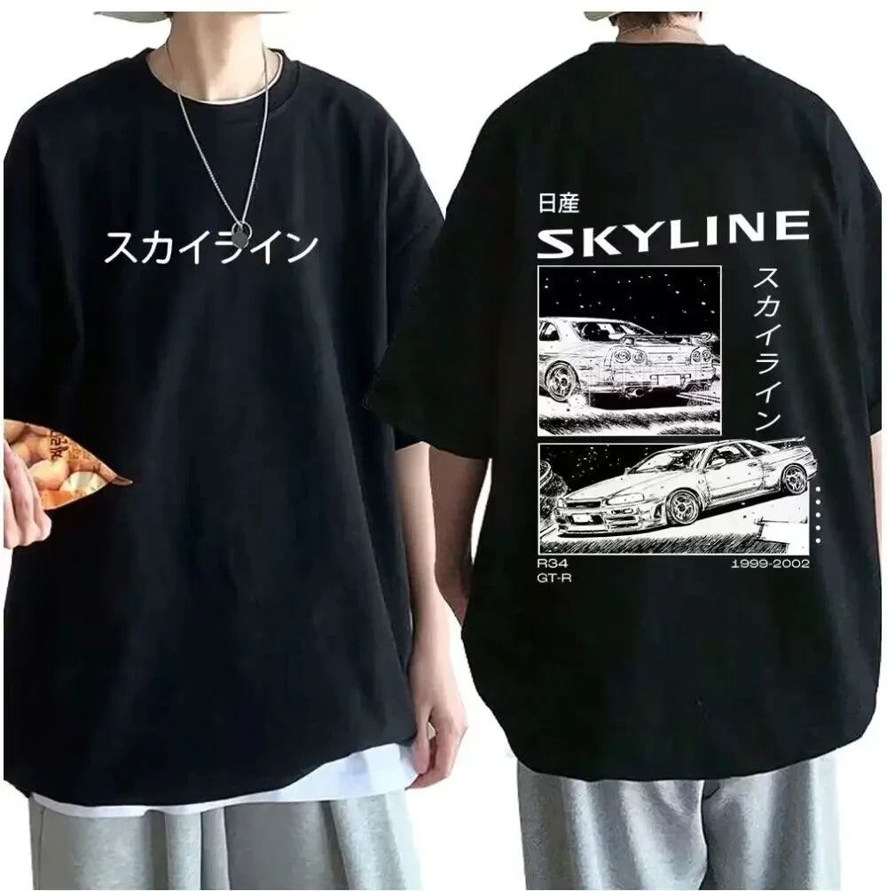 Men's Cotton T-Shirt Drift Japan Car