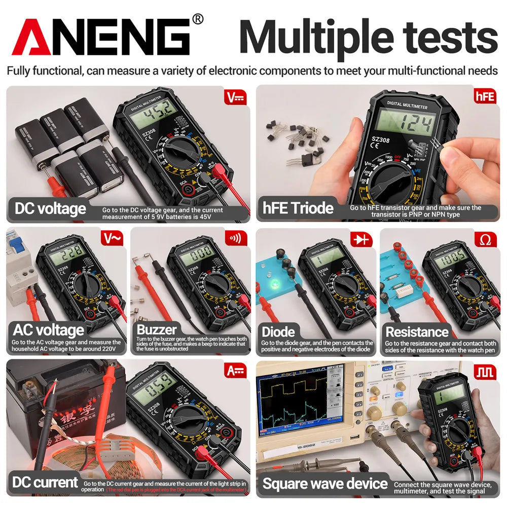 ANENG SZ308 Digital Multimeter AC/DC
