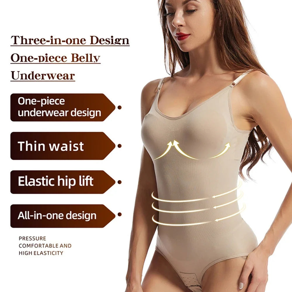 1Pcs Women's Shapewear Waist Trainer Bodysuits