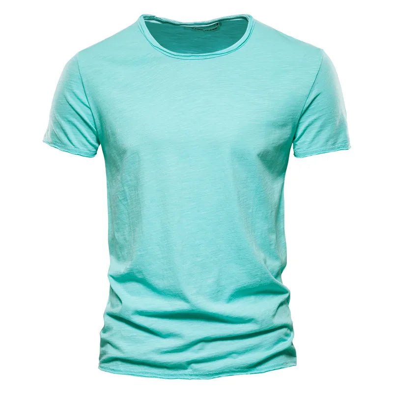 Men's Cotton T-shirt V-neck