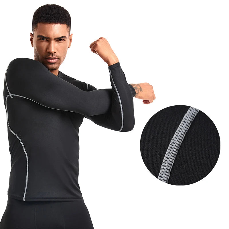 Men's Long Sleeved Sports T-Shirt