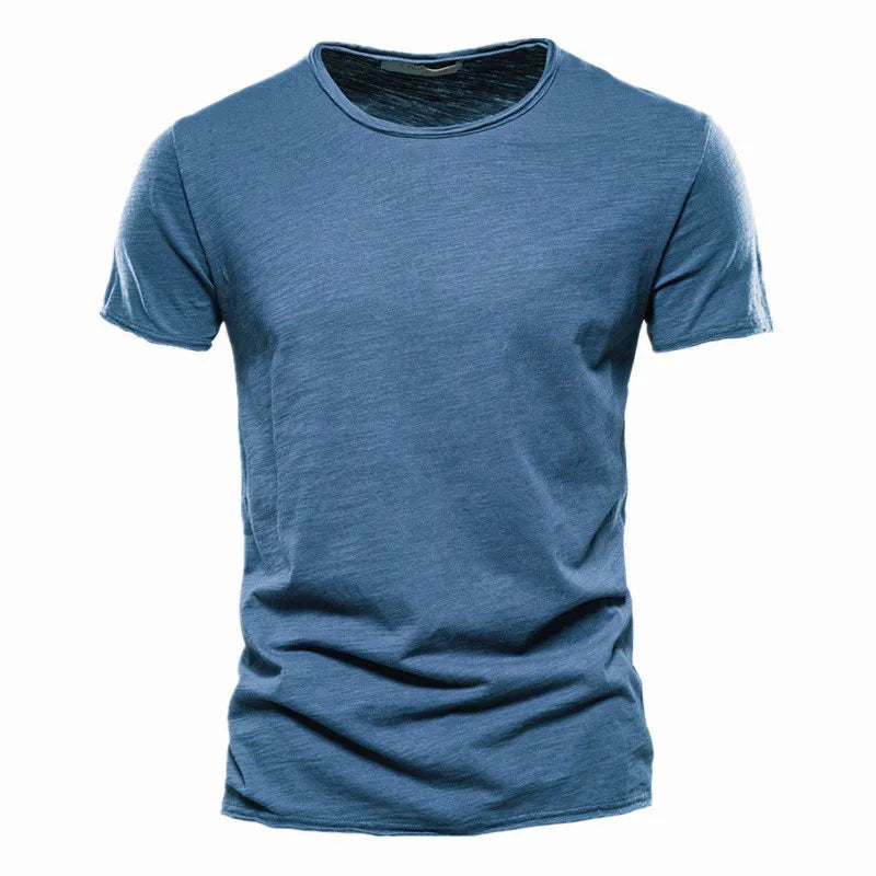 Men's Cotton T-shirt V-neck