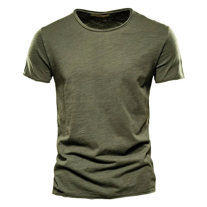 Men's Cotton T-shirt V-neck