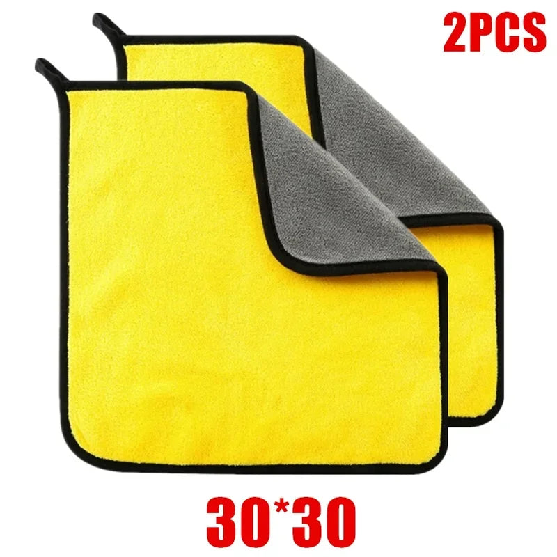1/2/6pcs Microfiber Cleaning Towel