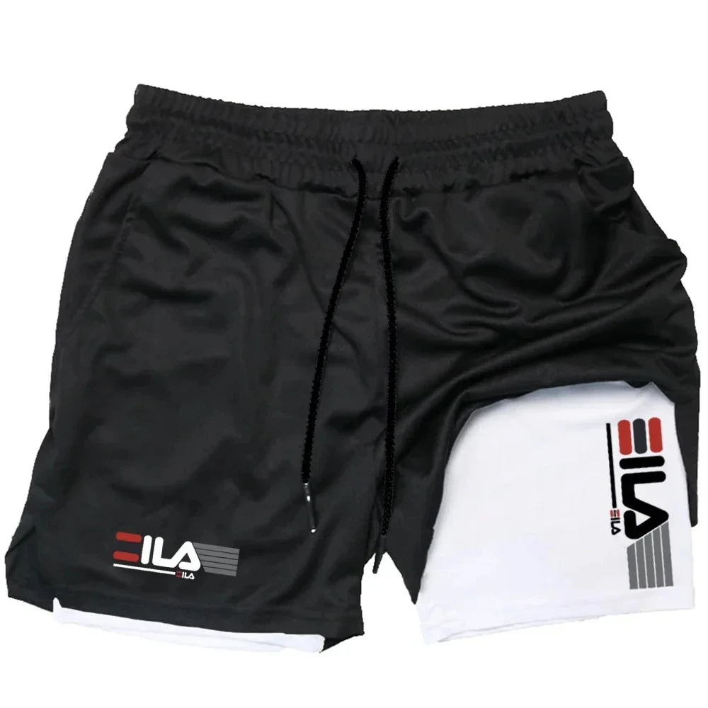 Men's Two-in-one Sports Shorts