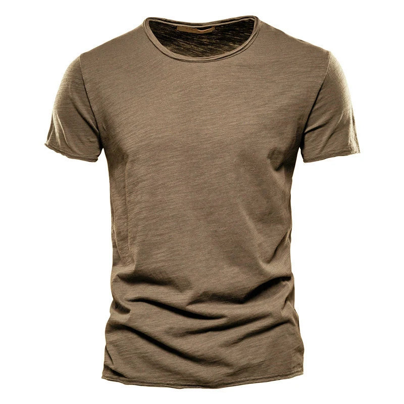 Men's Cotton T-shirt V-neck