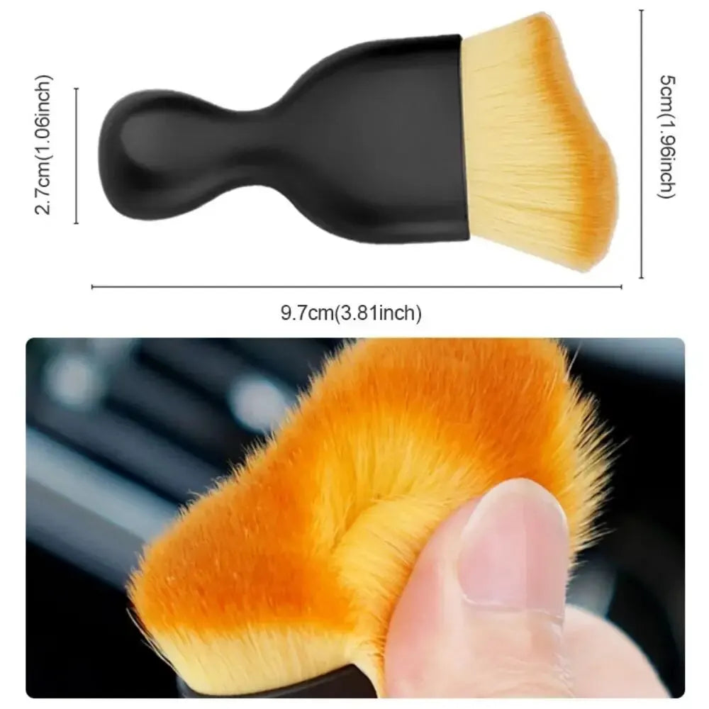 2 Pcs Car Interior Soft Brush Washing Tool