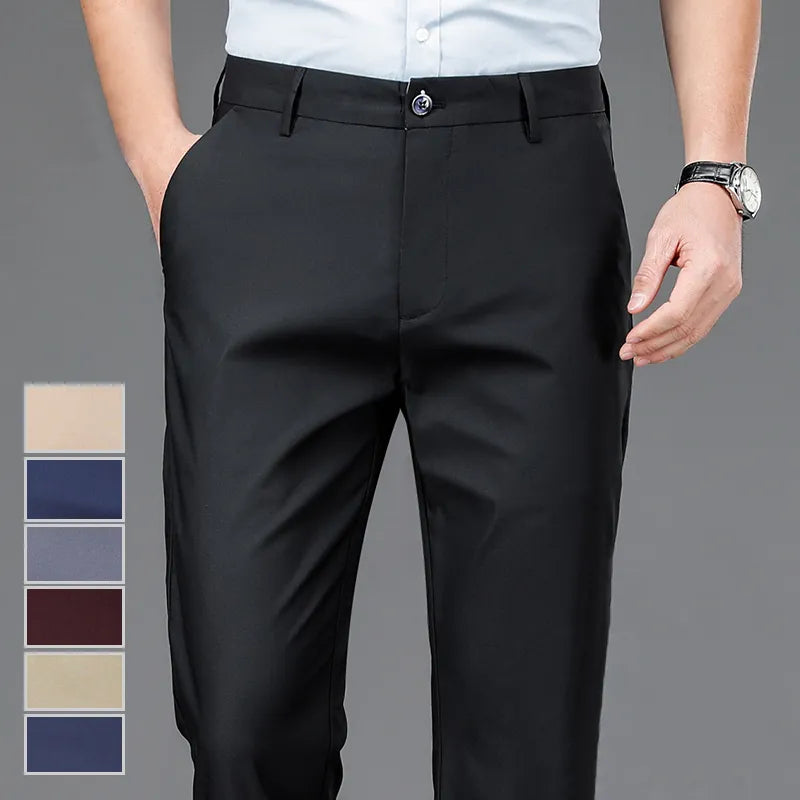 Male Pants Stretch Smart Casual