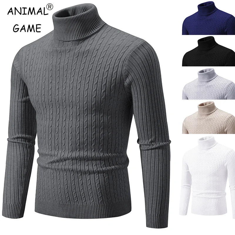 Men's High Neck Sweater