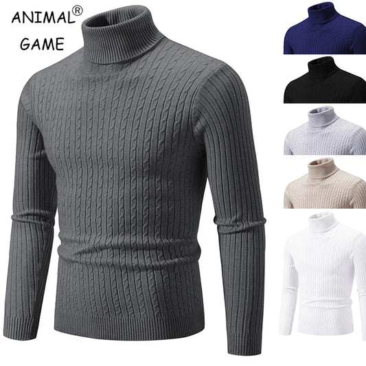 Men's High Neck Sweater