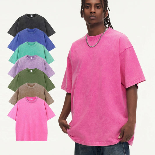 Men's and Women's Washed T shirt