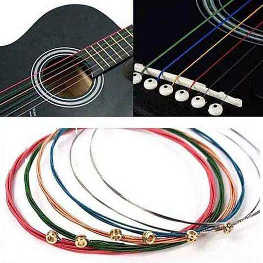 Set of 6 Acoustic Guitar Strings