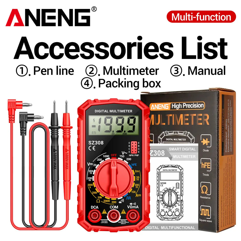 ANENG SZ308 Digital Multimeter AC/DC
