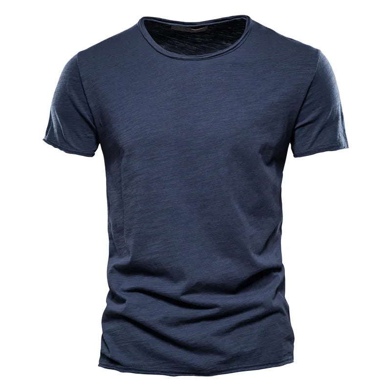 Men's Cotton T-shirt V-neck