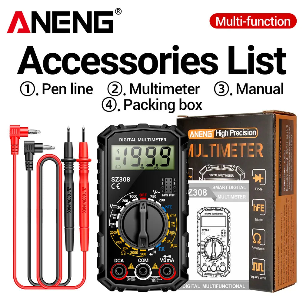 ANENG SZ308 Digital Multimeter AC/DC